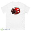 Chiefs Helmet Leopard Print Football Shirt - 500 Men’s Classic Tee Gildan