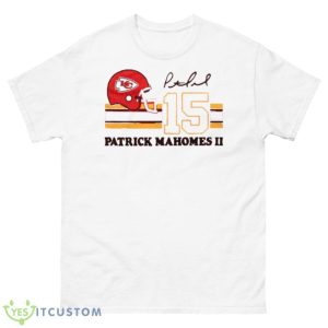 Chiefs Patrick Mahomes II #15 Signature Shirt - 500 Men’s Classic Tee Gildan