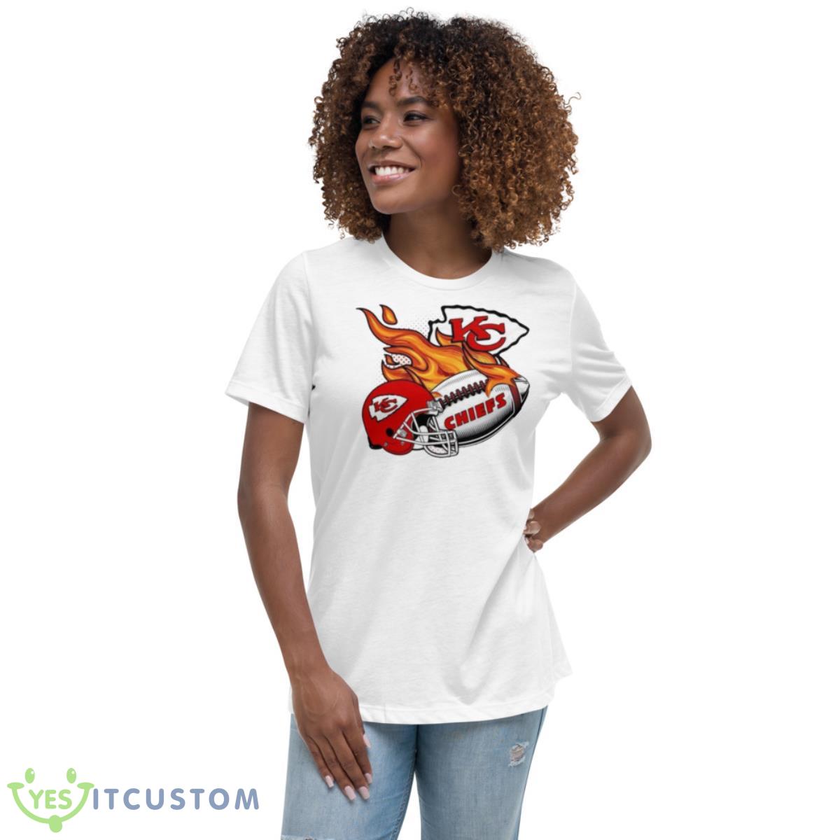Chiefs Super Bowl 2023 Champions, Football Football Sports Shirt 5 Chiefs Super Bowl 2023 Champions, Football Football Sports Shirt - Women's Relaxed Short Sleeve Jersey Tee