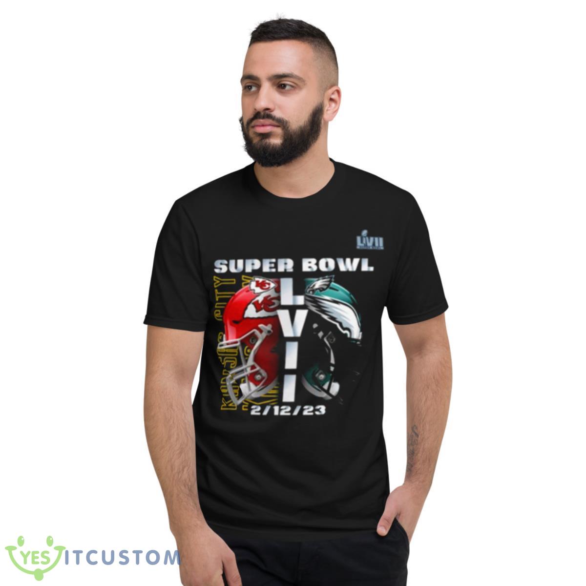 Chiefs Vs Eagles Super Bowl 57 Shirt 2 Chiefs Vs Eagles Super Bowl 57 Shirt - Short Sleeve T-Shirt
