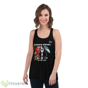 Chiefs Vs Eagles Super Bowl 57 Shirt 10 Chiefs Vs Eagles Super Bowl 57 Shirt - Women's Flowy Racerback Tank
