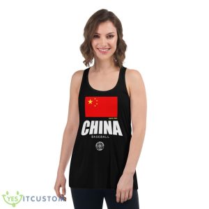 China Baseball LEGENDS 2023 World Baseball Classic Federation Shirt - Women's Flowy Racerback Tank