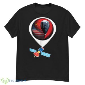 Chinese Spy Balloon Surveillance Joe Biden Xi Jinping China Flag Shirt - G500 Men’s Classic T-Shirt