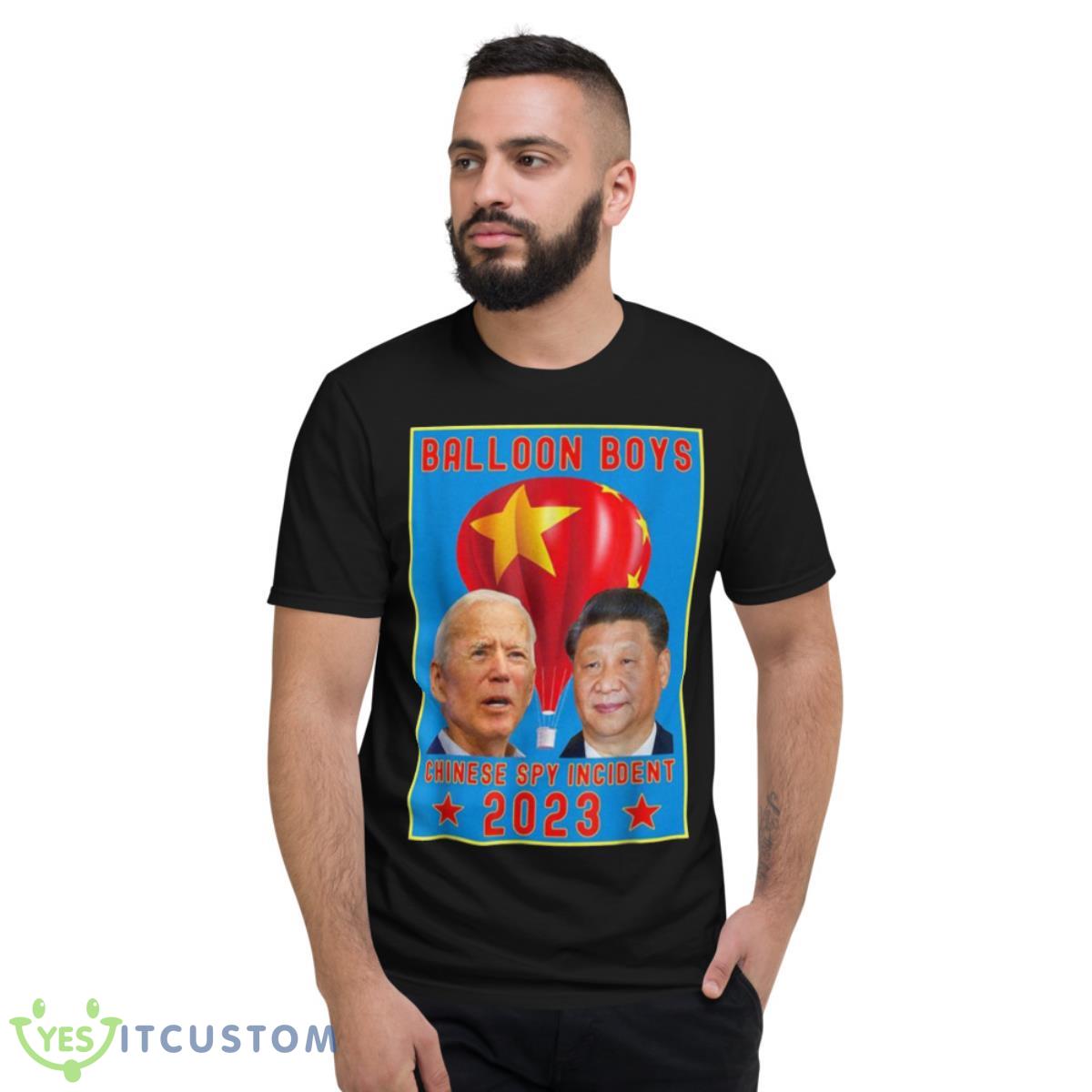 Chinese Surveillance Balloon Boys Joe Biden Vs Xi Jinping Shirt 2 Chinese Surveillance Balloon Boys Joe Biden Vs Xi Jinping Shirt - Short Sleeve T-Shirt