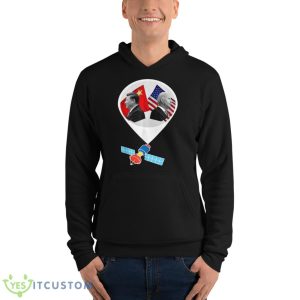 Chinese Surveillance Balloon Joe Biden Vs Xi Jinping Shirt - Unisex Fleece Pullover Hoodie