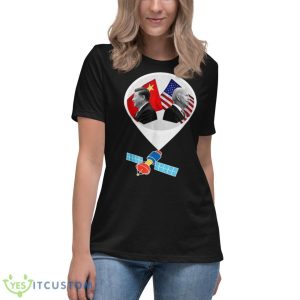 Chinese Surveillance Balloon Joe Biden Vs Xi Jinping Shirt - Women's Relaxed Short Sleeve Jersey Tee