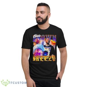 Chris Brown Breezy 90S Vintage King Of R&B Shirt - Short Sleeve T-Shirt
