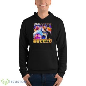 Chris Brown Breezy 90S Vintage King Of R&B Shirt - Unisex Fleece Pullover Hoodie