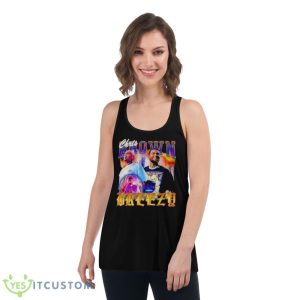 Chris Brown Breezy 90S Vintage King Of R&B Shirt - Women's Flowy Racerback Tank