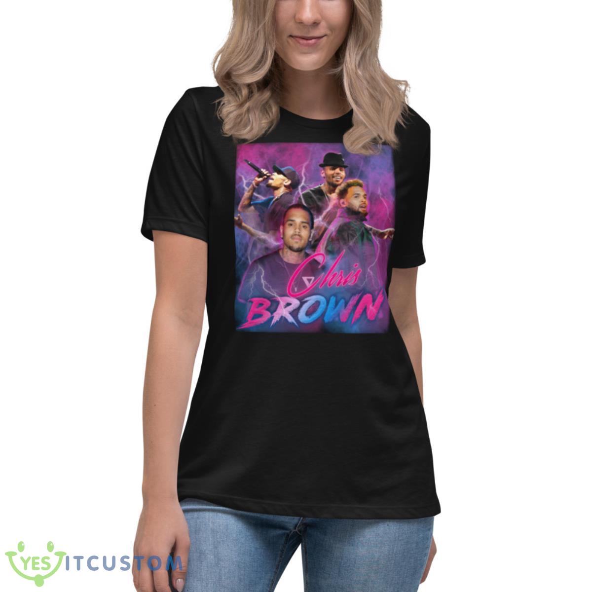 Chris Brown Breezy Hip Hop Tour 2022 Shirt 6 Chris Brown Breezy Hip Hop Tour 2022 Shirt - Women's Relaxed Short Sleeve Jersey Tee
