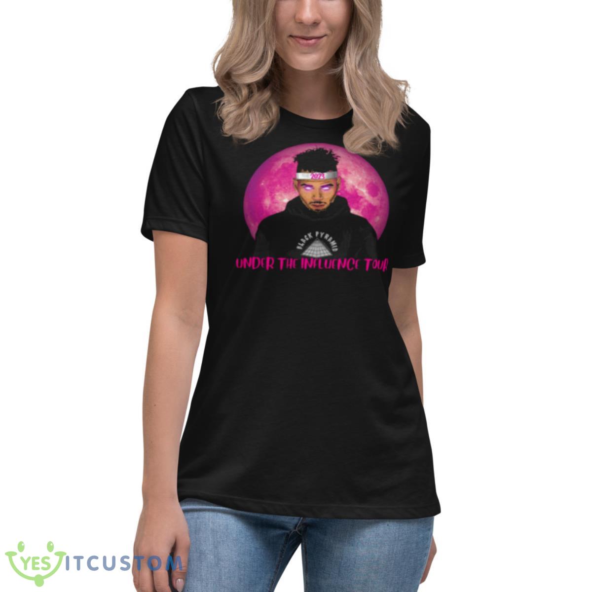 Chris Brown Breezy Shirt 6 Chris Brown Breezy Shirt - Women's Relaxed Short Sleeve Jersey Tee