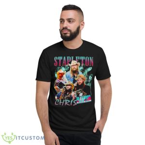 Chris Stapleton LVII Super Bowl Signature Shirt - Short Sleeve T-Shirt