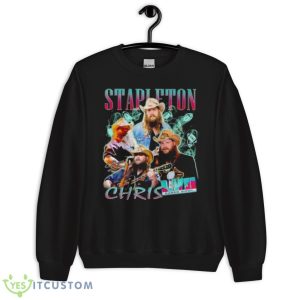 Chris Stapleton LVII Super Bowl Signature Shirt - Unisex Crewneck Sweatshirt