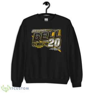 Christopher Bell Joe Gibbs Racing Team Collection Black 2023 #20 DeWalShirt - Unisex Crewneck Sweatshirt