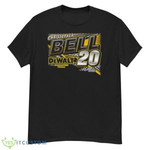 Christopher Bell Joe Gibbs Racing Team Collection Black 2023 #20 DeWalShirt - G500 Men’s Classic T-Shirt