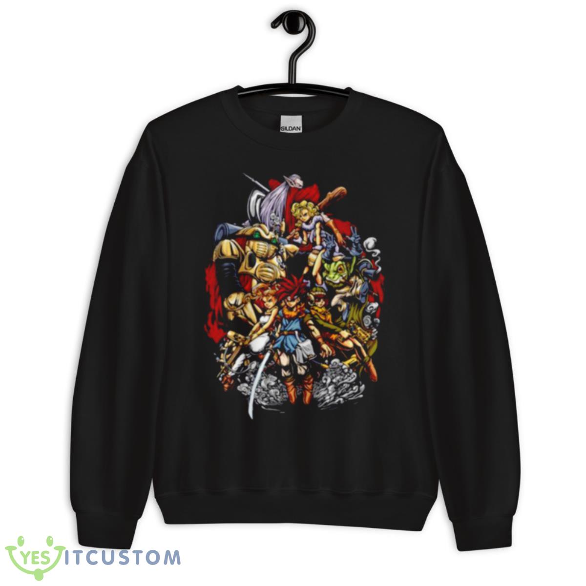 Chrono Trigger Dragon QuesShirt 3 Chrono Trigger Dragon QuesShirt - Unisex Crewneck Sweatshirt