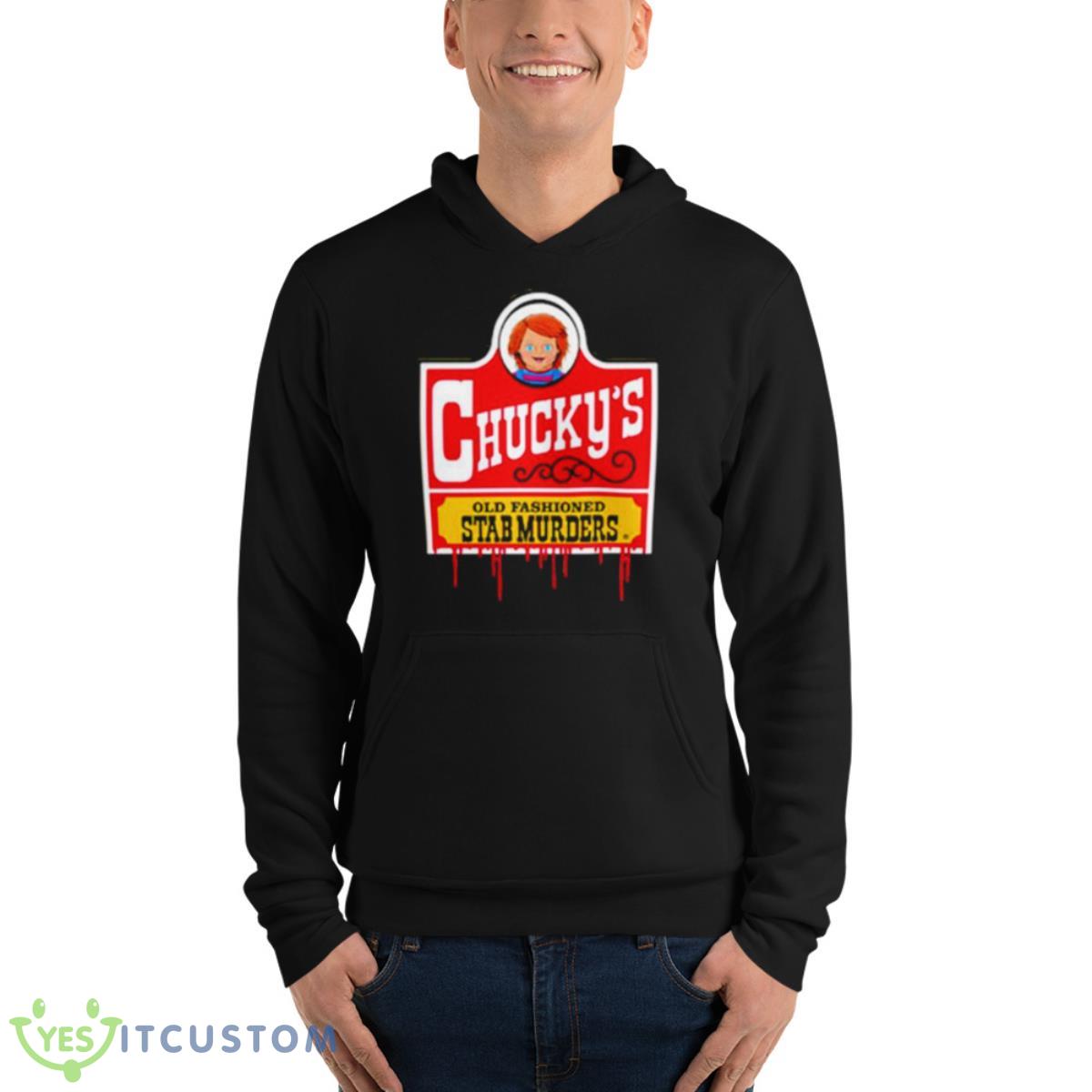 Chucky’s Wendy’s Shirt 13 Chucky’s Wendy’s Shirt - Unisex Fleece Pullover Hoodie
