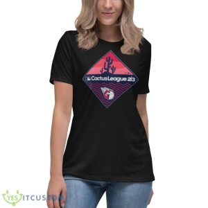 Cleveland Guardians 2023 MLB Spring Training Diamond Shirt - Women's Relaxed Short Sleeve Jersey Tee