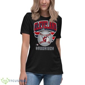 Cleveland Guardians Navy Ninety Seven Shirt - Women's Relaxed Short Sleeve Jersey Tee