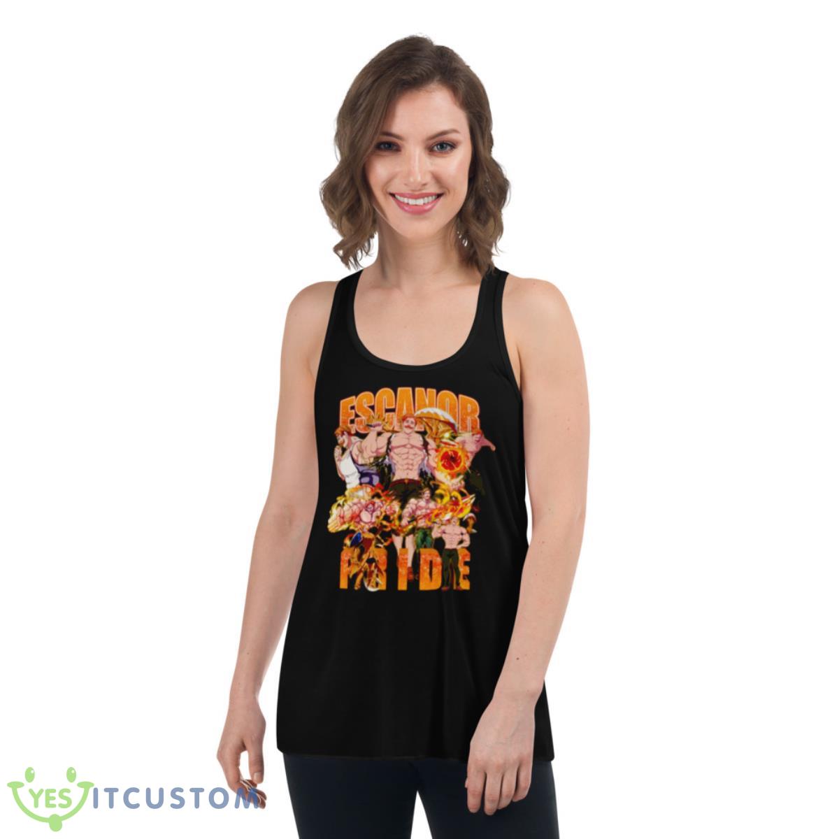 Collage Design Escanor Seven Deadly Sins Shirt 5 Collage Design Escanor Seven Deadly Sins Shirt - Women's Flowy Racerback Tank