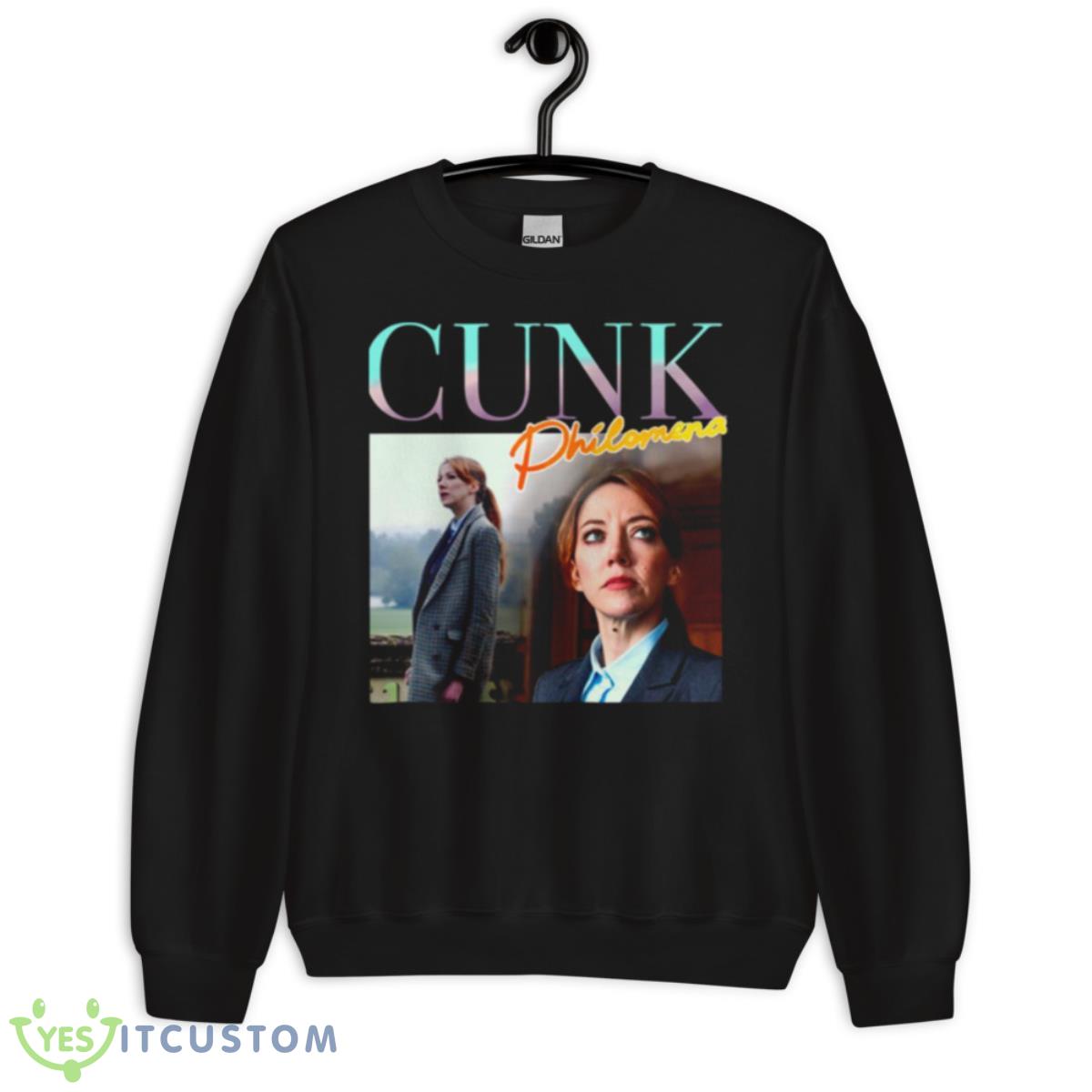 Collage Design Philomena Cunk Shirt 3 Collage Design Philomena Cunk Shirt - Unisex Crewneck Sweatshirt