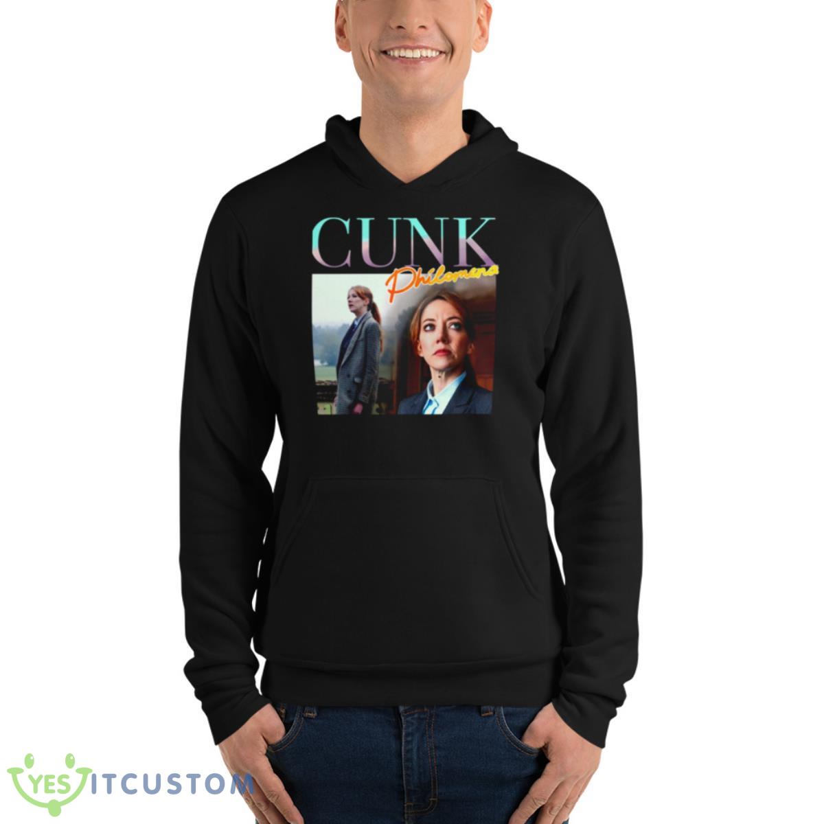 Collage Design Philomena Cunk Shirt 4 Collage Design Philomena Cunk Shirt - Unisex Fleece Pullover Hoodie