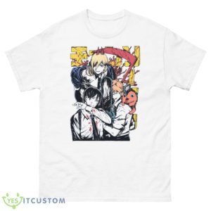 Color Comic Design Chainsaw Man Shirt - 500 Men’s Classic Tee Gildan