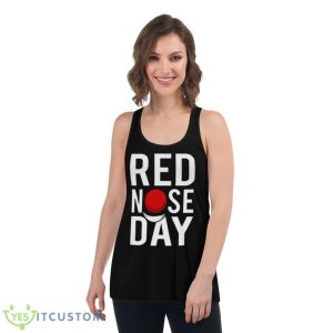 Comic Relief Funny Celebrate Red Nose Day 2022 Shirt - Women's Flowy Racerback Tank