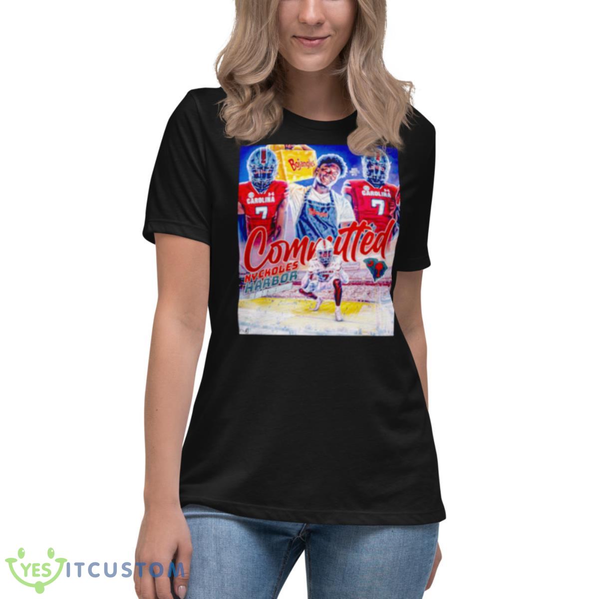 Committed Nyckoles Harbor Ath In The Nation Shirt 6 Committed Nyckoles Harbor Ath In The Nation Shirt - Women's Relaxed Short Sleeve Jersey Tee