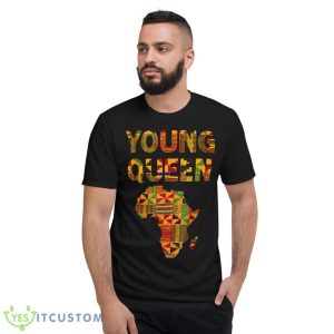 Cool Kente Cloth Art Kids Girls African Print African Queen Shirt Product Photo 2