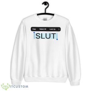 Copy Paste Slut Funny Shirt - Unisex Heavy Blend Crewneck Sweatshirt