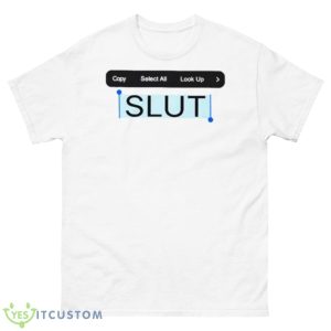 Copy Paste Slut Funny Shirt - 500 Men’s Classic Tee Gildan