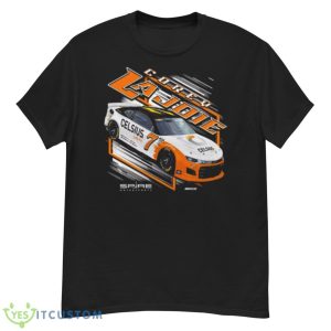 Corey LaJoie Checkered Flag Black Celsius Car Shirt - G500 Men’s Classic T-Shirt