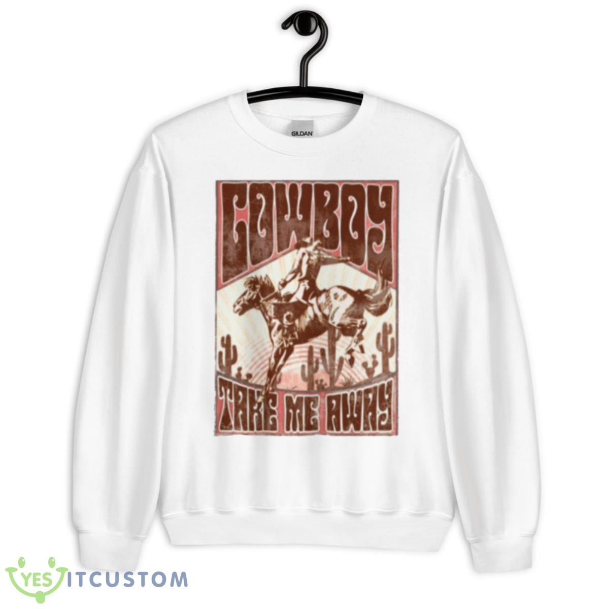 Cowboy Take Me Away Western Cowboy Shirt 2 Cowboy Take Me Away Western Cowboy Shirt - Unisex Heavy Blend Crewneck Sweatshirt