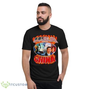Crappy Worldwide USA Vs China Shirt - Short Sleeve T-Shirt