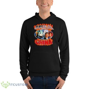 Crappy Worldwide USA Vs China Shirt - Unisex Fleece Pullover Hoodie