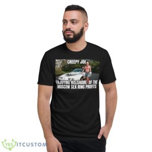 Creepy Joe Funny Biden Car Meme Shirt - Short Sleeve T-Shirt