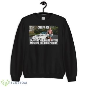 Creepy Joe Funny Biden Car Meme Shirt - Unisex Crewneck Sweatshirt
