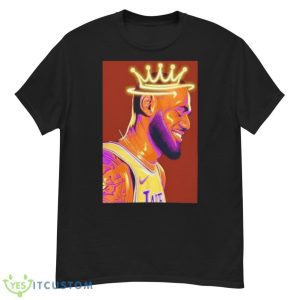 Crowned King Lebron James Lakers Smile Shirt - G500 Men’s Classic T-Shirt