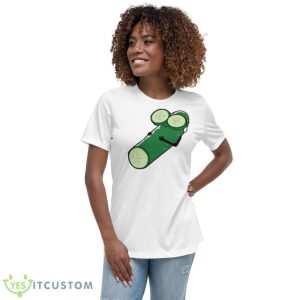 Cucumber On Vacation Shirt 9 Cucumber On Vacation Shirt - Women's Relaxed Short Sleeve Jersey Tee