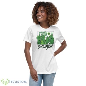 Cucumbers Cool As A Cucumber Shirt - Women's Relaxed Short Sleeve Jersey Tee