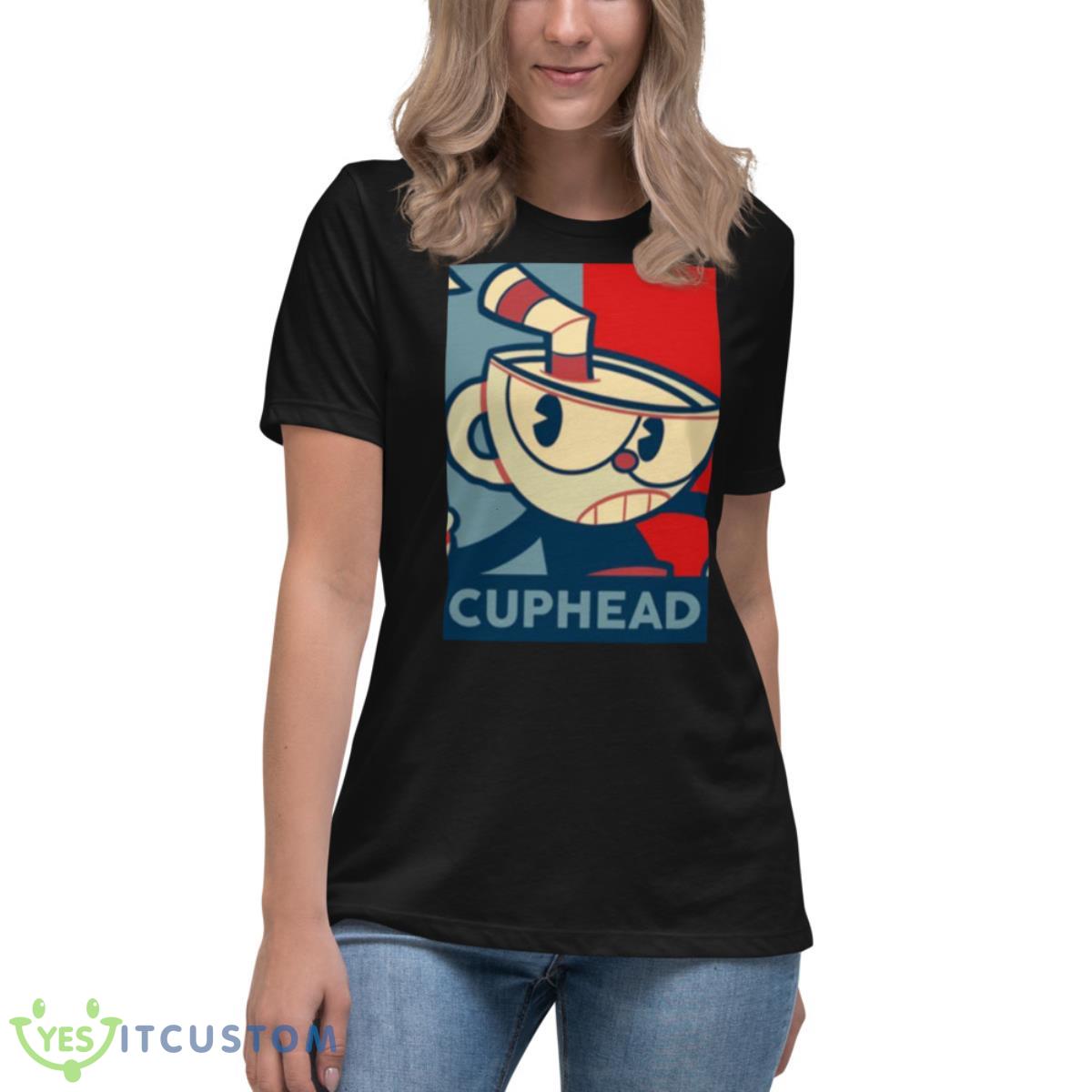 Cuphead Graphic Design The Cuphead Show Shirt 6 Cuphead Graphic Design The Cuphead Show Shirt - Women's Relaxed Short Sleeve Jersey Tee