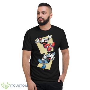 Cupphead Red And Blue The Cuphead Show Shirt - Short Sleeve T-Shirt