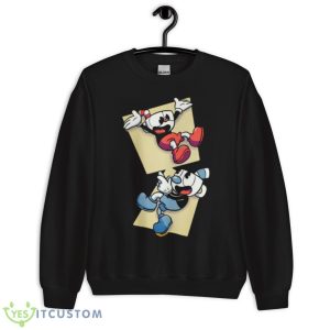 Cupphead Red And Blue The Cuphead Show Shirt - Unisex Crewneck Sweatshirt