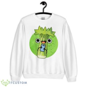 Cute Cellphone Celery Shirt - Unisex Heavy Blend Crewneck Sweatshirt