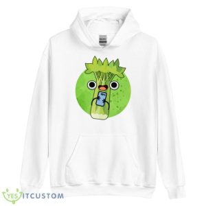 Cute Cellphone Celery Shirt - Unisex Heavy Blend Hooded Sweatshirt