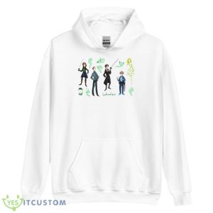 Cute Characters Chibi Art Lockwood & Co Shirt - Unisex Heavy Blend Hooded Sweatshirt