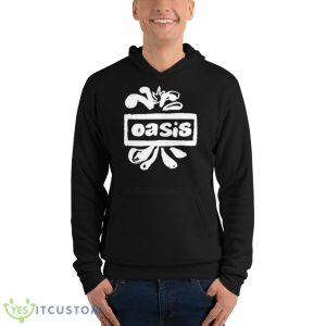 Cute Fanart Oasis Band Logo Shirt - Unisex Fleece Pullover Hoodie