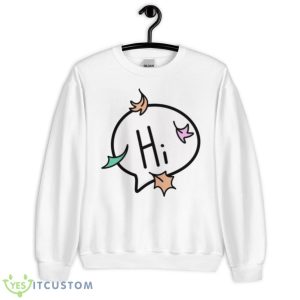 Cute Greeting In Heartstopper Hi Shirt - Unisex Heavy Blend Crewneck Sweatshirt