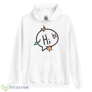 Cute Greeting In Heartstopper Hi Shirt - Unisex Heavy Blend Hooded Sweatshirt